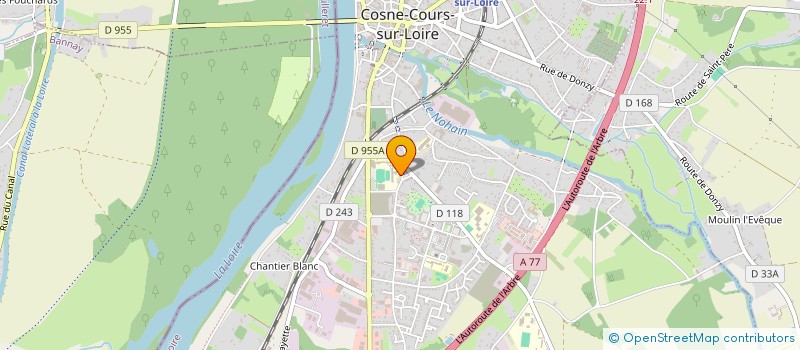 localisation de l'entreprise MONSIEUR MOJTABA HOSSAINI  COSNE-COURS-SUR-LOIRE