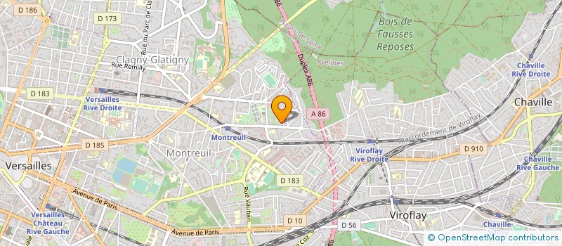 localisation de l'entreprise MONSIEUR MOKBUL HOSSAIN BHUIYAN à VERSAILLES