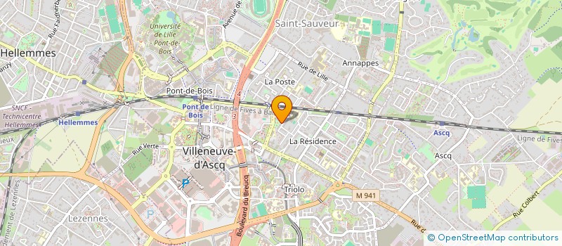 localisation de l'entreprise MONSIEUR MOKBUL NOOR  VILLENEUVE-D'ASCQ