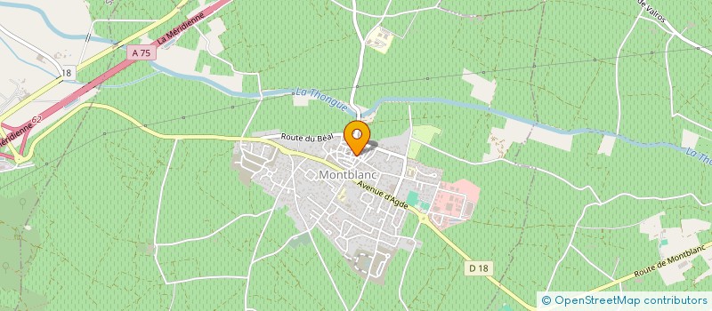 localisation de l'entreprise MONSIEUR MOKDAD EL ARABI  MONTBLANC