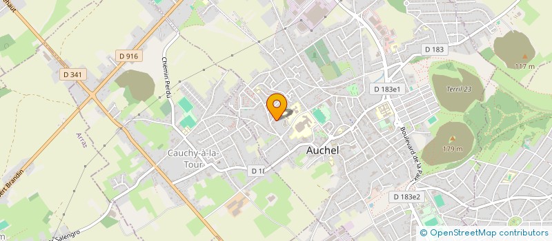 localisation de l'entreprise MONSIEUR MOKDED LOUHICHI  CAUCHY-A-LA-TOUR