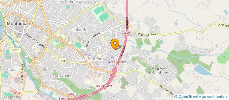 localisation de l'entreprise MONSIEUR MOKHTAR ABDELKADER  MONTAUBAN
