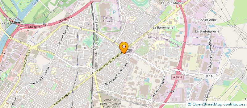localisation de l'entreprise MONSIEUR MOKHTAR ADJEROUDI à ANGERS