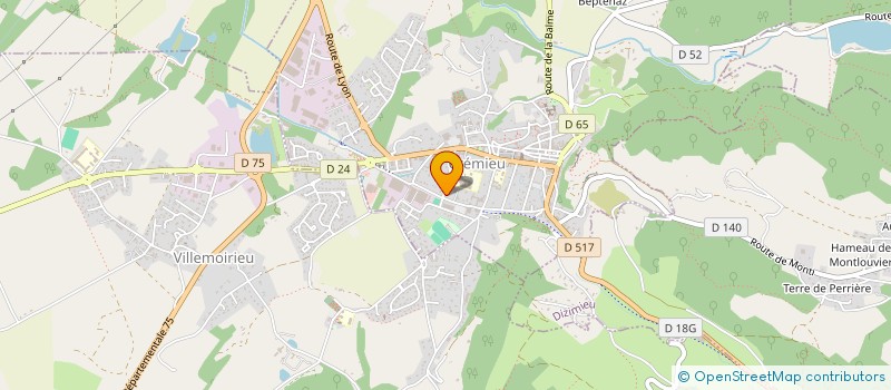 localisation de l'entreprise MONSIEUR MOKHTAR AYADI  CREMIEU