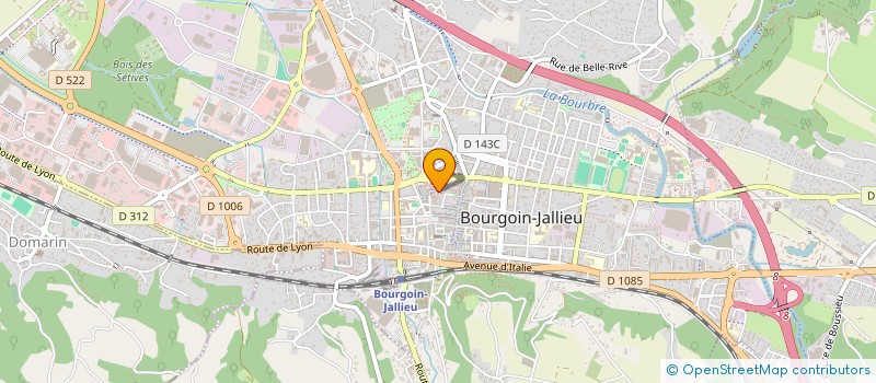 localisation de l'entreprise MONSIEUR MOKHTAR AZEIBAR  BOURGOIN-JALLIEU