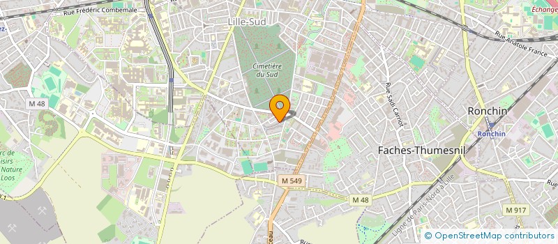 localisation de l'entreprise MONSIEUR MOKHTAR BACHA à LILLE