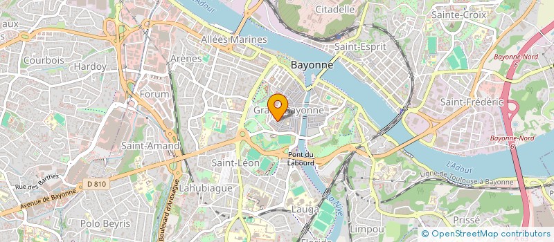 localisation de l'entreprise MONSIEUR MOKHTAR BASHARI  BAYONNE