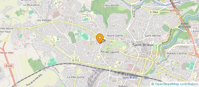 localisation de l'entreprise MONSIEUR MOKHTAR BELLAKHDAR à SAINT-BRIEUC