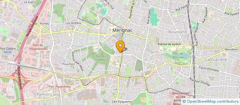 localisation de l'entreprise MONSIEUR MOKHTAR BEN HENDA  MERIGNAC