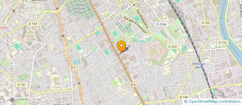 localisation de l'entreprise MONSIEUR MOKHTAR BENAZI  IVRY-SUR-SEINE