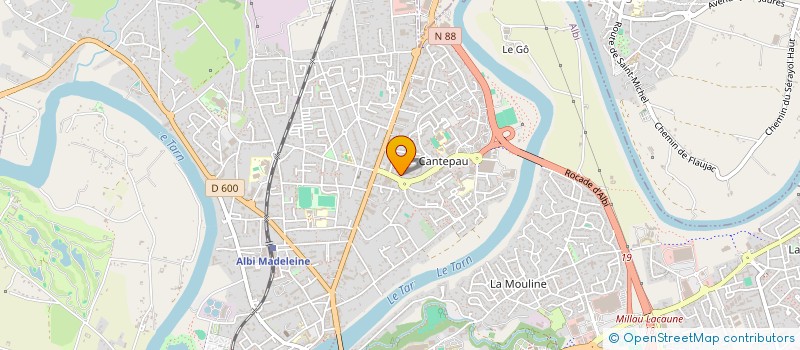localisation de l'entreprise MONSIEUR MOKHTAR BENMAHFOUD  ALBI