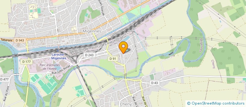 localisation de l'entreprise MONSIEUR MOKHTAR BOUAJILA  MIGENNES