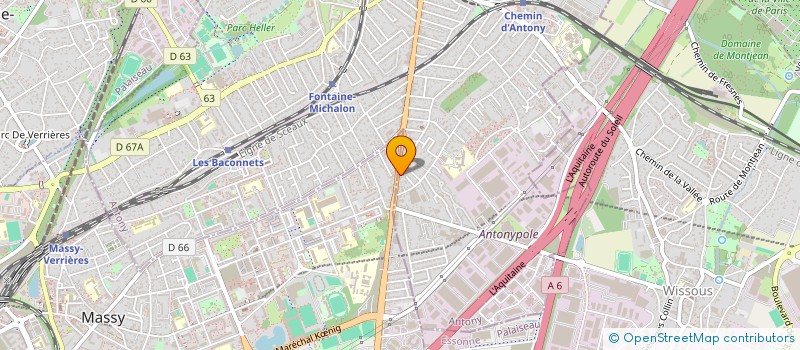 localisation de l'entreprise MONSIEUR MOKHTAR BOUDHIB à ANTONY