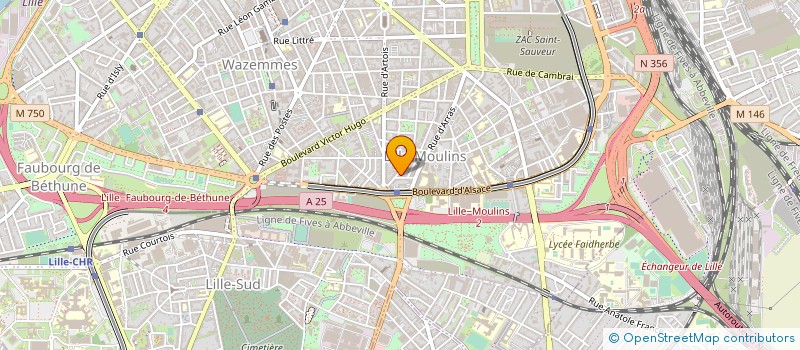 localisation de l'entreprise MONSIEUR MOKHTAR BOUKLATA à LILLE