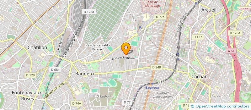 localisation de l'entreprise MONSIEUR MOKHTAR BOULAHBAL à BAGNEUX