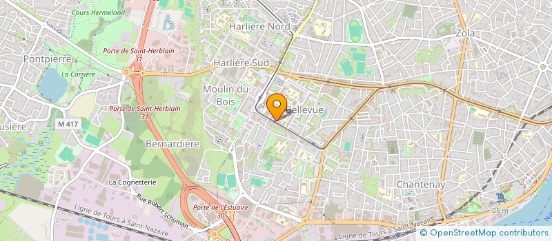 localisation de l'entreprise MONSIEUR MOKHTAR BOUZEKRI à NANTES