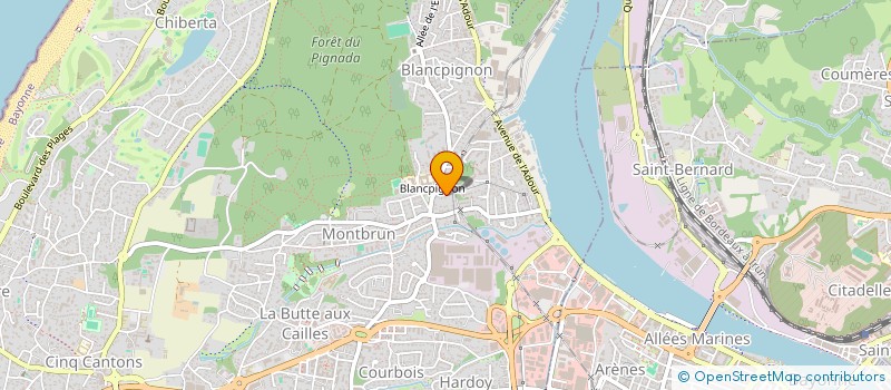 localisation de l'entreprise MONSIEUR MOKHTAR BOUZIANE CHAKER  ANGLET