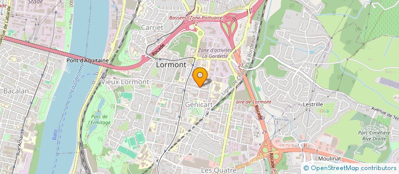 localisation de l'entreprise MONSIEUR MOKHTAR CHIKH-BELKHEIR  LORMONT