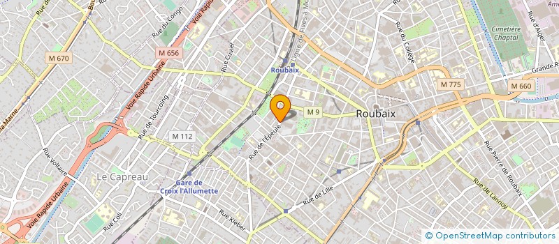 localisation de l'entreprise MONSIEUR MOKHTAR DAFFAF à ROUBAIX