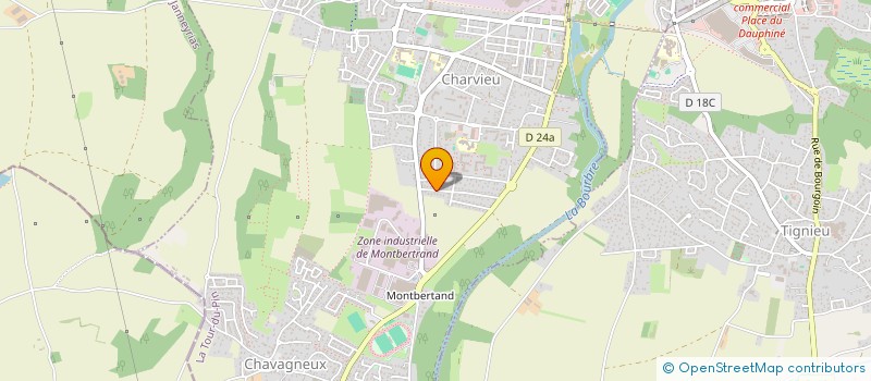 localisation de l'entreprise MONSIEUR MOKHTAR DANI-ELKEBIR  CHARVIEU-CHAVAGNEUX