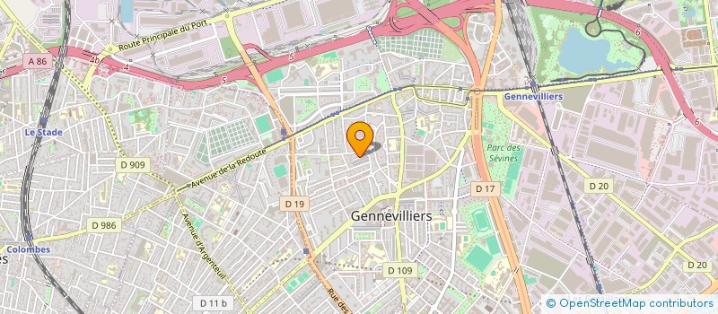 localisation de l'entreprise MONSIEUR MOKHTAR DIMIA à GENNEVILLIERS