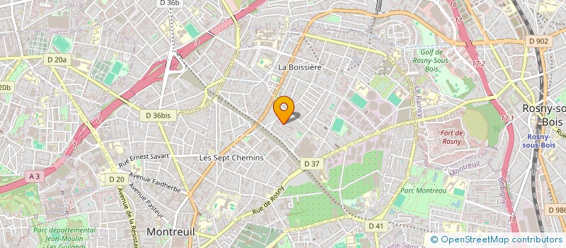 localisation de l'entreprise MONSIEUR MOKHTAR DJAAFER à MONTREUIL