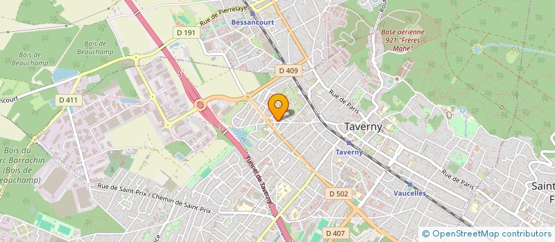 localisation de l'entreprise MONSIEUR MOKHTAR DRARIS  TAVERNY