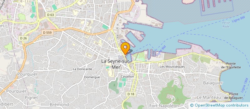 localisation de l'entreprise MONSIEUR MOKHTAR DRIDI à LA SEYNE-SUR-MER