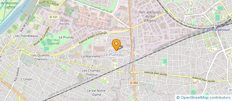 localisation de l'entreprise MONSIEUR MOKHTAR FARES  SARTROUVILLE