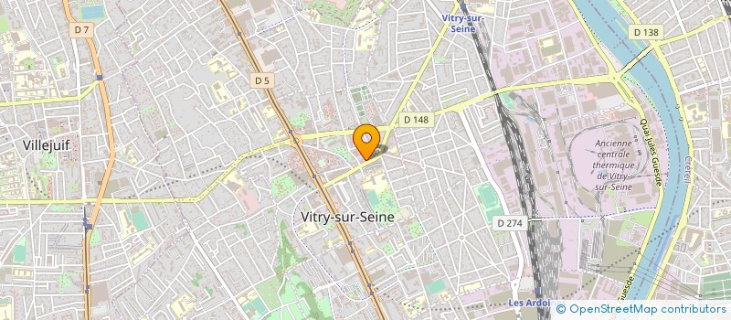 localisation de l'entreprise MONSIEUR MOKHTAR FENDIL à VITRY-SUR-SEINE