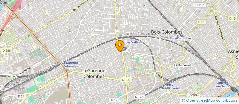 localisation de l'entreprise MONSIEUR MOKHTAR GHARBI  LA GARENNE-COLOMBES