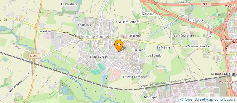 localisation de l'entreprise MONSIEUR MOKHTAR HACINI  VEZIN-LE-COQUET