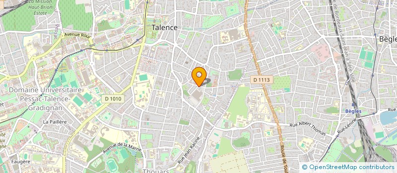 localisation de l'entreprise MONSIEUR MOKHTAR HAMDAOUI  TALENCE