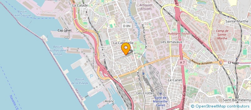 localisation de l'entreprise MONSIEUR MOKHTAR HATHAT à MARSEILLE