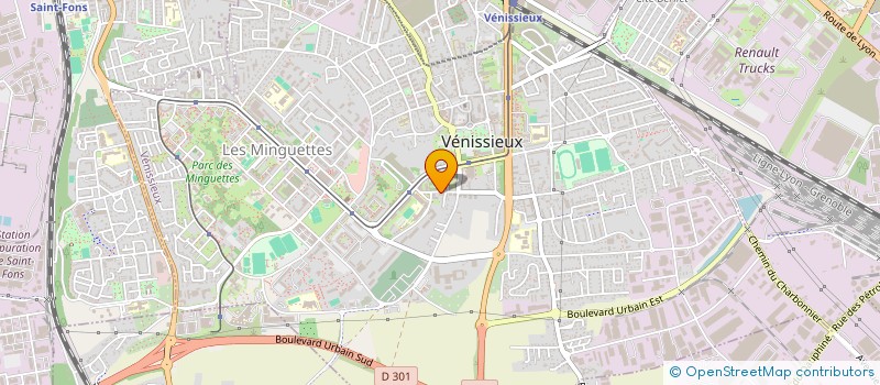 localisation de l'entreprise MONSIEUR MOKHTAR MEKKI  VENISSIEUX