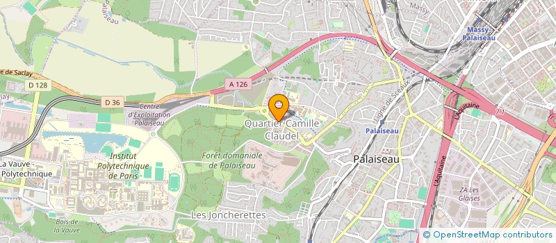 localisation de l'entreprise MONSIEUR MOKHTAR MENTFAKH  PALAISEAU