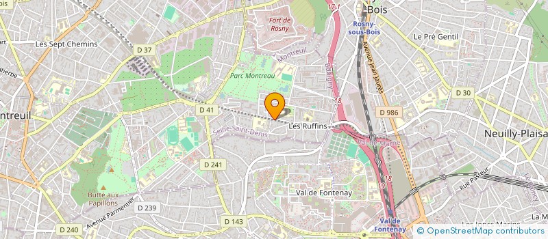 localisation de l'entreprise MONSIEUR MOKHTAR MERAH à MONTREUIL