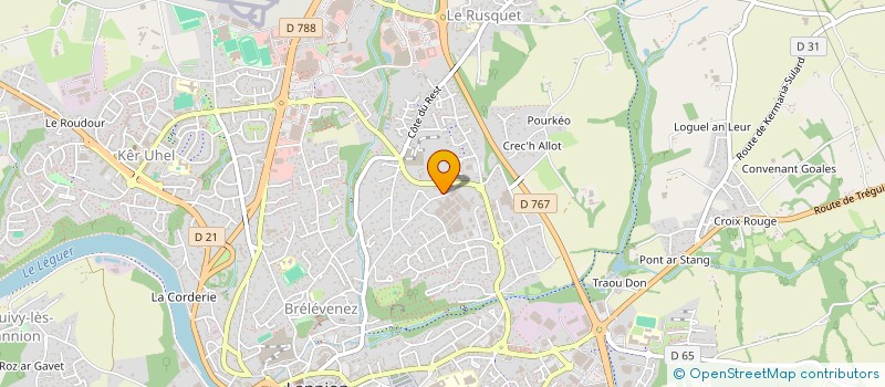 localisation de l'entreprise MONSIEUR MOKHTAR METHNI  LANNION