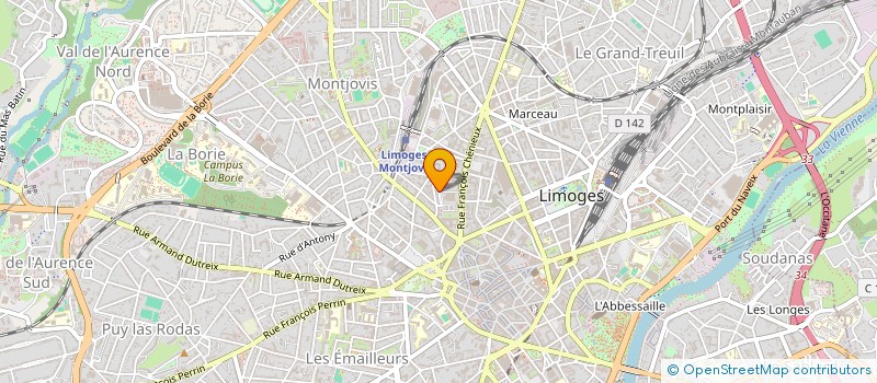 localisation de l'entreprise MONSIEUR MOKHTAR NASSIM DOUAH à LIMOGES