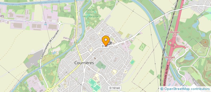 localisation de l'entreprise MONSIEUR MOKHTAR OUDJAMA  COURRIERES