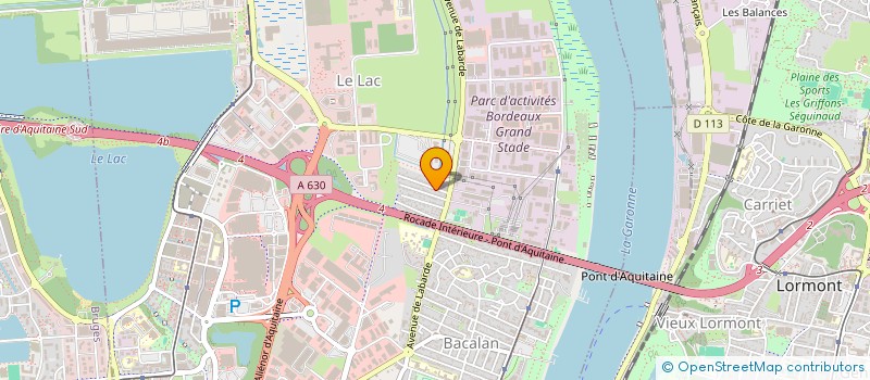 localisation de l'entreprise MONSIEUR MOKHTAR OUSSAMA  BORDEAUX