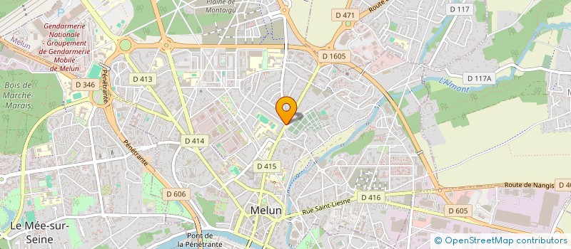 localisation de l'entreprise MONSIEUR MOKHTAR RASSOUAD à MELUN