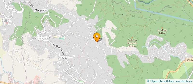 localisation de l'entreprise MONSIEUR MOKHTAR TEBOURSKI  MONTAUROUX