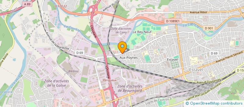 localisation de l'entreprise MONSIEUR MOKHTAR TEDLAOUTI  BRIVE-LA-GAILLARDE