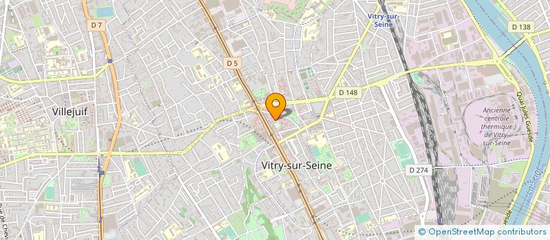 localisation de l'entreprise MONSIEUR MOKOBE TRAORE à VITRY-SUR-SEINE