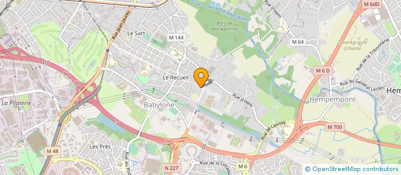 localisation de l'entreprise MONSIEUR MOKRAN BOUKHELIFA à VILLENEUVE-D'ASCQ