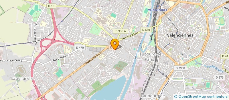 localisation de l'entreprise MONSIEUR MOKRANE ACHACHE à VALENCIENNES
