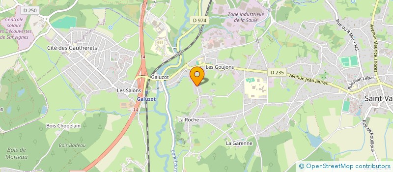 localisation de l'entreprise MONSIEUR MOKRANE ALILI  SAINT-VALLIER