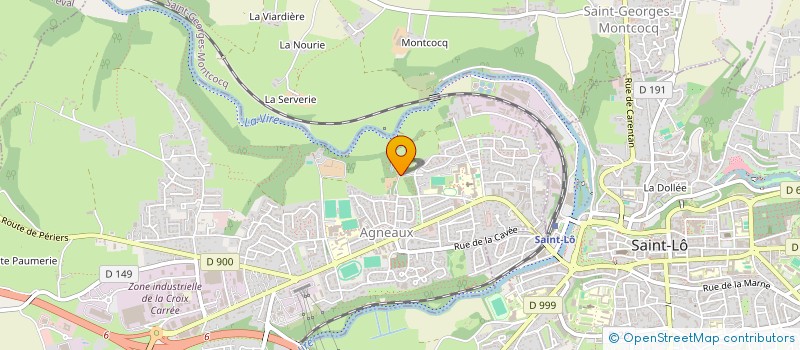 localisation de l'entreprise MONSIEUR MOKRANE ALOUANE  AGNEAUX