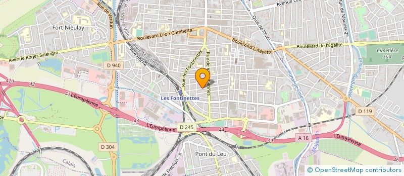 localisation de l'entreprise MONSIEUR MOKRANE AZZOUZ  CALAIS